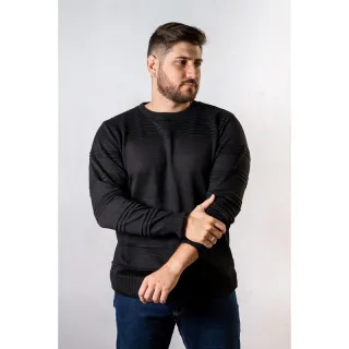 Suéter Nervura Masculino MD2023 - Vermelho