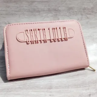 Carteira feminina tamanho médio em zíper com porta cartões, documentos, cédulas e moedas - Cores variadas - SL verde Tiffany