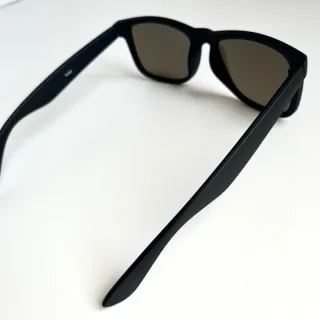 Promoção Óculos de Sol Masculino Estilo Justin Quadradinho Preto Marrom - Preto