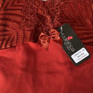 Roupa de Dormir Feminina Liganete com Renda - Camisola sem Bojo Confortável - Marinho