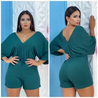 Moda Feminina Malha Romantic Macaquinho Casual Listrado Gola V Manga Flare - Bordo-branco