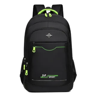 Mochila escolar masculina prova d'água bolsa - Verde 1063
