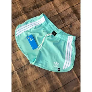 Ciclista Tactel Gringo Academia Verão - Short Feminino - Verde água