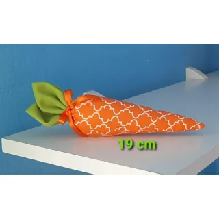 Kit Decoração Páscoa: Cenoura de Tecido - 04 unidades por R$ 25,00 - Único