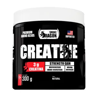 Gainers 3kg + Creatina Snake Dragon 300g - Kit Hipercalórico Mass 36500 - Chocolate Belga