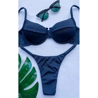 Meia Taça Biquíni (Fio Dental) - Zebra rosa neon