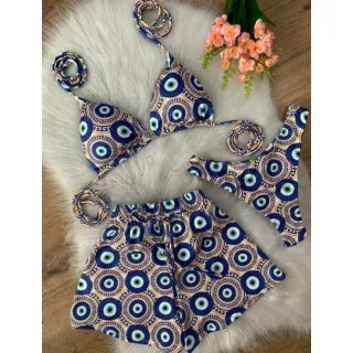 Shorts e biquíni: kit perfeito para arrasar! - Preto