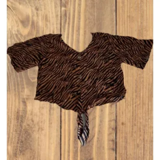 Plus Size Blusa Feminina Amarrar - Preta