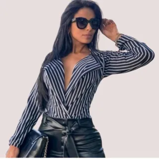 Camisa Social Blazer Body