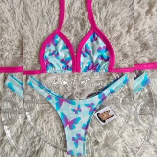 Biquíni Asa Delta - Modelagem Moderna - Verde Limão