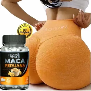 Maca Peruana 60 cápsulas - Suplemento para aumentar glúteos, pernas e bumbum - Único
