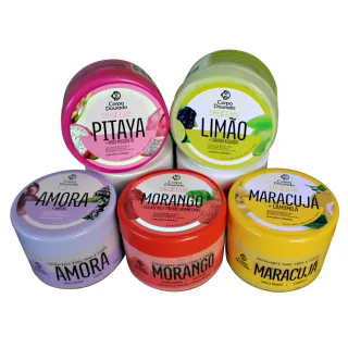 Fruktais Esfoliante Para o Corpo 150g - Corpo Dourado - Morango 150g