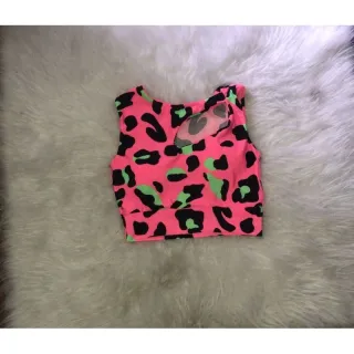 Super lançamento Cropeed Bebeca com Detalhe Transversal e Bojo - Verde