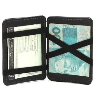 Várias marcas e modelos de Carteira Masculina Mágica unissex - versace branca\roxo