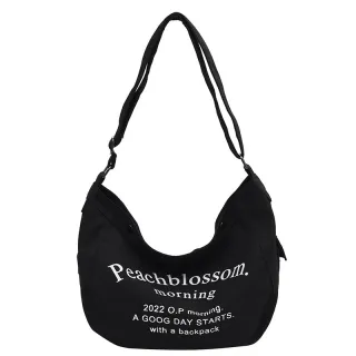 Regular bolsa feminina ombro lona [1005] - Marrom