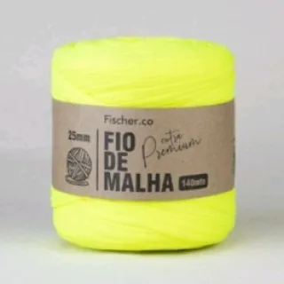 Conjuntos para biquini: saia em macramê e saída de praia em malha - Rosa neon