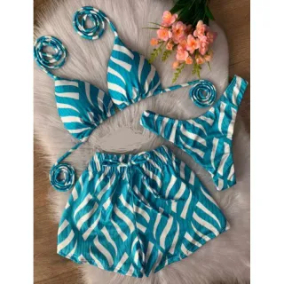 Shorts e biquíni: kit perfeito para arrasar! - Preto