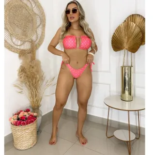 Biquíni Concha Quadrado Tomara Q'Caia Cortininha Blogueiras - CAMUFLADO VIOLETA