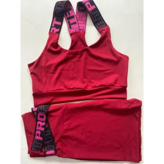 Conjunto Fitness Feminino Academia Suplex Cores - Azul Claro