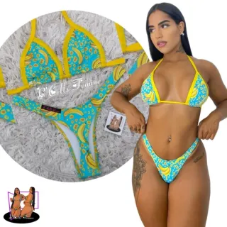 Biquíni Asa Delta - Modelagem Moderna - Verde Limão