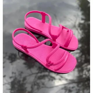 Rasteirinha Solar Feminina Confortável Leve Macia - Papete Sandália - VERDE ÁGUA SL