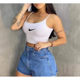 Alcinha Cropped - Moda Feminina - Vermelho