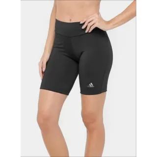 Bermuda confortável e não transparente - Shorts meia coxa - Shorts meia coxa preto/branco