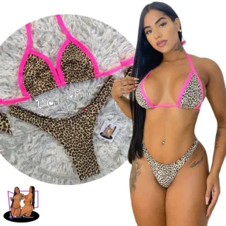 Biquíni Asa Delta - Modelagem Moderna - Verde Limão