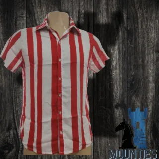 Listrada camisa de botão - Compre online na Raryel - Preto