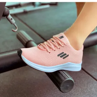 Caminhada Feminino Tênis O2X Icomic para Academia Mulher - BRANCO/PRETO O2X9