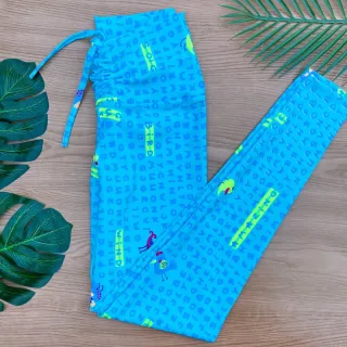 Legging Fitness Cintura Alta com Cordão - Ideal para Academia e Caminhada - Estampa 19