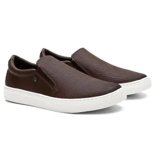Connect Way Sapatênis Masculino Slip On - gelo