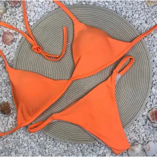 Biquíni Neon Fita Marquinha Feminino - Estilo Blogueira - 7