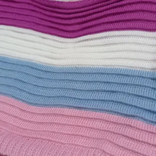 Blusa feminina regata tricot Nervura cropped - Cropped Vervura Azul