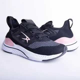 Original AD Tênis Esportivo Feminino Leve Confortável - RAIBULL PRETO-PINK