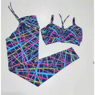 Top de regulagem com calça Legging em poliamida - conjunto preto leg ciganinha