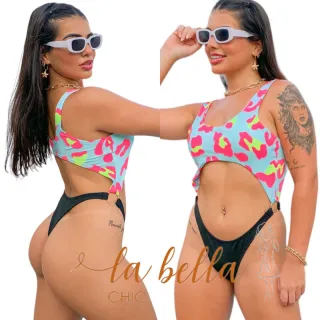 Anitta Biquíni Gringo Fio Dental Argola Lateral - Anita Pink Texturizado