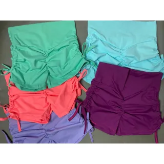 Cordinha Lateral Poliamida Academia Short Fitness - variados