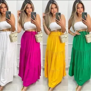 Três Maria Saia - Azul