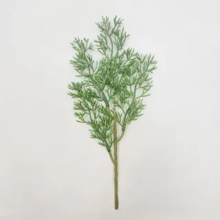 Decoração Casamento, Arranjos e Festas: Kit/3 Matinho de folha planta artificial - 3 x 6411-E(Amarelo)