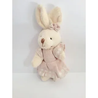 Pelúcia Coelha de Páscoa 17,5cm - Promoção Imperdível! - Verde poa branco