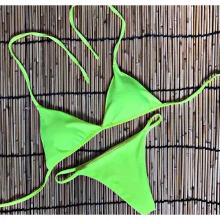 Biquíni Neon Fita Marquinha Feminino - Estilo Blogueira - 7