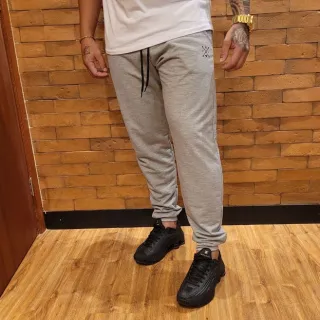 Calças de Moletom Masculina Skinny Slim - Kit com 3 unidades - sortidas