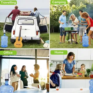 Carregador Universal USB para Galão de Água - Bomba Elétrica - Único