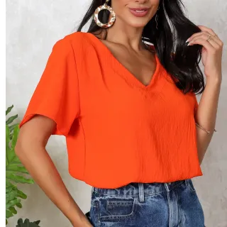 Tecido Duna Blusa Feminina - Preto