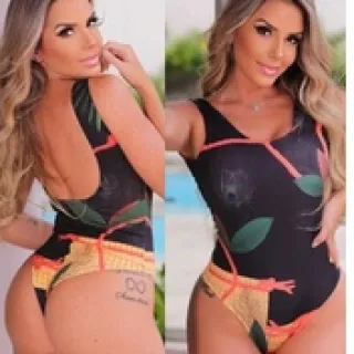 Maio Feminino Estampado Suplex com Elástico - Modelos Exclusivos - Onda Colorida