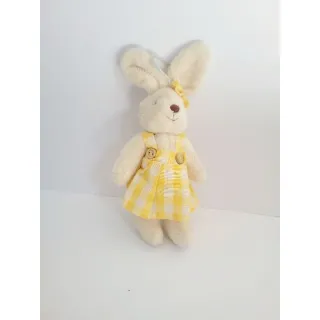 Pelúcia Coelha de Páscoa 17,5cm - Promoção Imperdível! - Verde poa branco