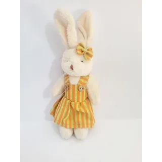 Pelúcia Coelha de Páscoa 17,5cm - Promoção Imperdível! - Verde poa branco