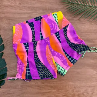 Cordinha de Academia com Regulagem na Lateral - Fitness Feminino - estampa 16