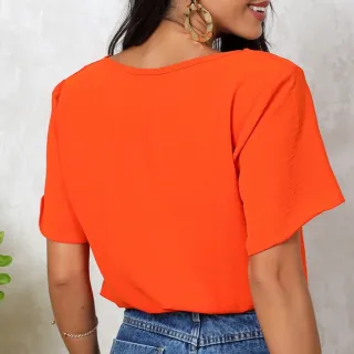 Tecido Duna Blusa Feminina - Preto